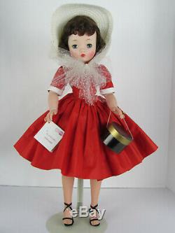 Gorgeous Brunette Cissy doll in 1958 Red with Buttons Ensemble Original & Minty