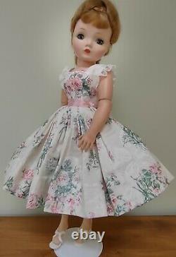 Gorgeous Rose Print Sundress & Slip For 20 Vintage Cissy DollDreams By