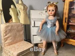 Gorgeous Vintage 16 In. Elise Blue Ballerina 1964 By Madame Alexander Blonde