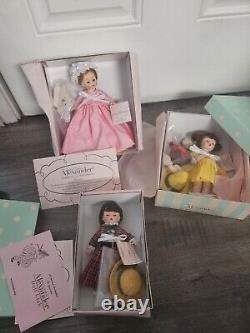 HTF Madame Alexander 8 Alexander Doll Lot