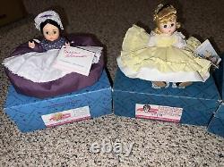 Lot (6) Madame Alexander Doll 8 LITTLE WOMEN Dolls Laurie Amy Meg Jo Marme Beth