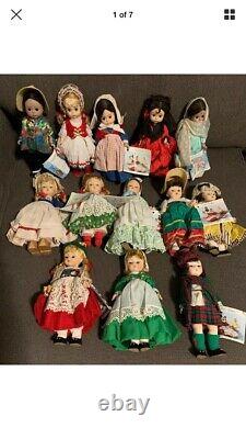 Lot 7 Vintage MADAME ALEXANDER International Dolls Plus Betsy Ross