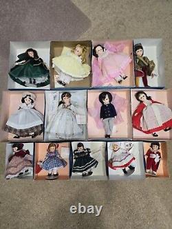 Lot Of 13 Vintage Madame Alexander Dolls In Box