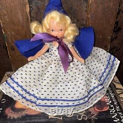 Lot Of 4 Compo Dolls Madame Alexander Blonde Tiny Betty & Nancy Ann Storybook