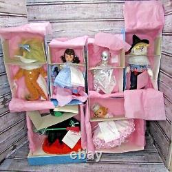 Lot Of 6 Madame Alexander WIZARD OF OZ DOLLS- ALL NEW IN ORIG BOXES