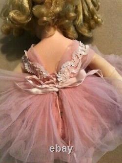 Lovely Vintage Madame Alexander Elise Ballerina Doll Tagged Original Outfit