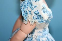 Lovely Vintage Tagged Madame Alexander Cissy Dress VHTF Blue Toile 1955 No Doll
