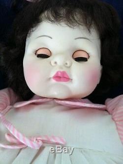 MADAME ALEXANDER Large Vintage 1965 Original PUSSY CAT 22 Crier Baby Doll WithBox