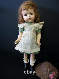 MADAME ALEXANDER Vintage 15 Flora McFlimsey 1938 doll withOriginal Tagged Clothes