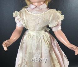 MAGGIE FACE ALICE MADAME ALEXANDER 1950s Alice In Wonderland 20 Pink Dress-1