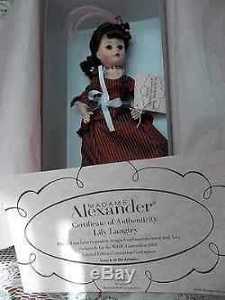 MIB Madame Alexander 2009 MADC Lily Langtry LE Convention Centerpiece