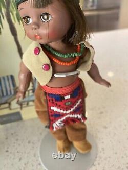 Madame ALEXANDER Pocahontas & Indian Boy 8 Pair 1960-70's Rare Copy FASHN