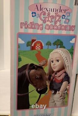 Madame Alexander 18 Doll 2013 Alexander Girlz Riding Academy Horse NIB