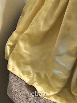 Madame Alexander 1955 Cissy in Rare Yellow Slipper Satin Evening Gown