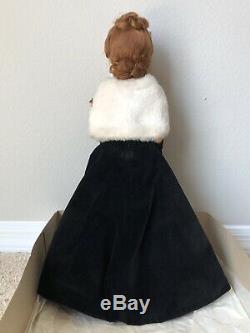 Madame Alexander 20 Cissy Doll w Red Hair In Original Black Velvet Evening Gown