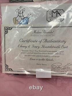 Madame Alexander 21 Ebony & Houndstooth Cissy Doll # 67601 Reduced