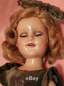 Madame Alexander 21 Sonja Henie compo 1930's doll all orig