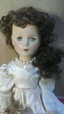 Madame Alexander 21 inch tagged bridesmaid Margaret 1940s Composition Doll