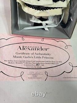 Madame Alexander 30500 Monte Carlo's Little Princess 8 Limited Doll With COA