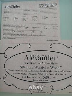 Madame Alexander 40795 SILK ROSE Windykin WOOD NRFB Added More Box Pics
