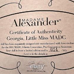 Madame Alexander 64025 Georgia, Little Miss Madc In Box WithCoA Limited 14/145