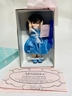 Madame Alexander 66440 Kentucky Colonel's Lady 8 Doll With Box, Accessories, COA