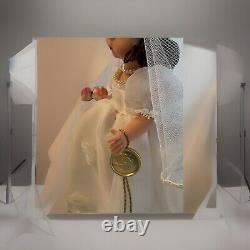 Madame Alexander 75th Anniversary 8 Bride with Veil, Bouquet & Medallion NEW