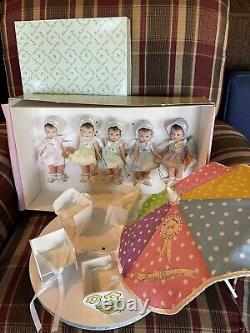 Madame Alexander 8 Dolls 12230 Dionne Quintuplets With Carousel