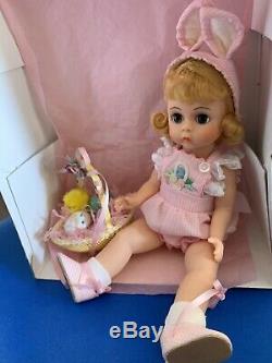 Madame Alexander 8 Easter Bunny Doll. 1991. Child at Heart, Basket Eggs & Chick