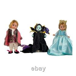 Madame Alexander 8 Sleeping Beauty Collection 3 Dolls Aurora Maleficient Prince