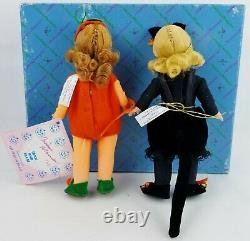 Madame Alexander 8 Trick and Treat Halloween Doll Set of 2 No. 61S with Tags NIB