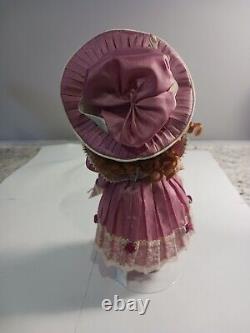 Madame Alexander 8 Victorian Valentine Doll 30651, RARE 2001 No Box With Stand
