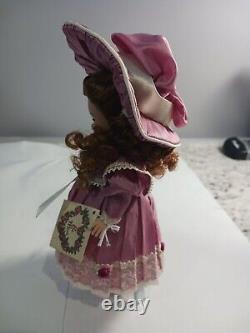 Madame Alexander 8 Victorian Valentine Doll 30651, RARE 2001 No Box With Stand