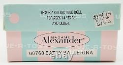 Madame Alexander Batty Ballerina Doll No. 60760 NEW