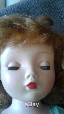 Madame Alexander CISSY in tagged dress, beautiful condition, vintage doll