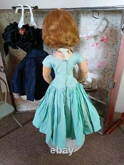 Madame Alexander Cissy Vintage 20 Jointed Doll With Tagged Cissy Dress! 1950s
