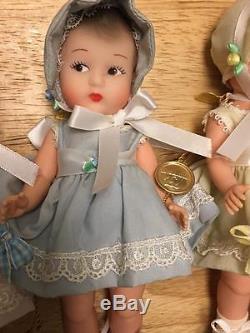 Madame Alexander Dionne Quints 75th Anniversary Dolls With Carousel Look