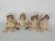 Madame Alexander Dionne Quintuplet Set Of 4 Original With Name Tags See Pictures