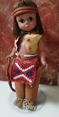 Madame Alexander Doll 1966 American Indian Boy 7 One Owner
