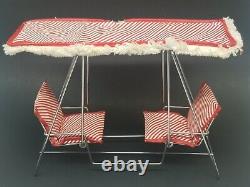 Madame Alexander Doll Alex Kins Patio Swing Set Glider Watko Furniture Rare 1950