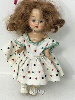 Madame Alexander Doll Lot Unmarked Cosmopolitan Ginger Dress Tag Purple