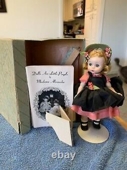 Madame Alexander Doll Wendy Has Fun Wearing Black Taffeta! 1956