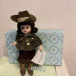 Madame Alexander Doll gold batch gathers shirt blouse skirt western boot with box