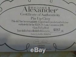 Madame Alexander Glamorous Pin Up 21 Cissy, 2010, articulated, box, tag, COA