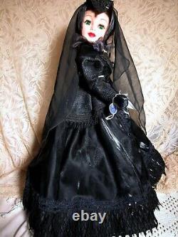 Madame Alexander Gone With the Wind Black Mourning Scarlett 21 Doll 1999 DOTY