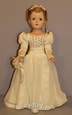 Madame Alexander Hard Plastic Bride Doll