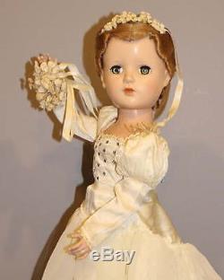 Madame Alexander Hard Plastic Bride Doll