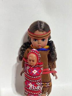 Madame Alexander Indian Girl 721 Doll 7 with Tags & A Little Doll