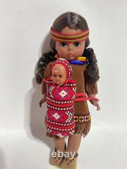 Madame Alexander Indian Girl 721 Doll 7 with Tags & A Little Doll