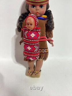 Madame Alexander Indian Girl 721 Doll 7 with Tags & A Little Doll